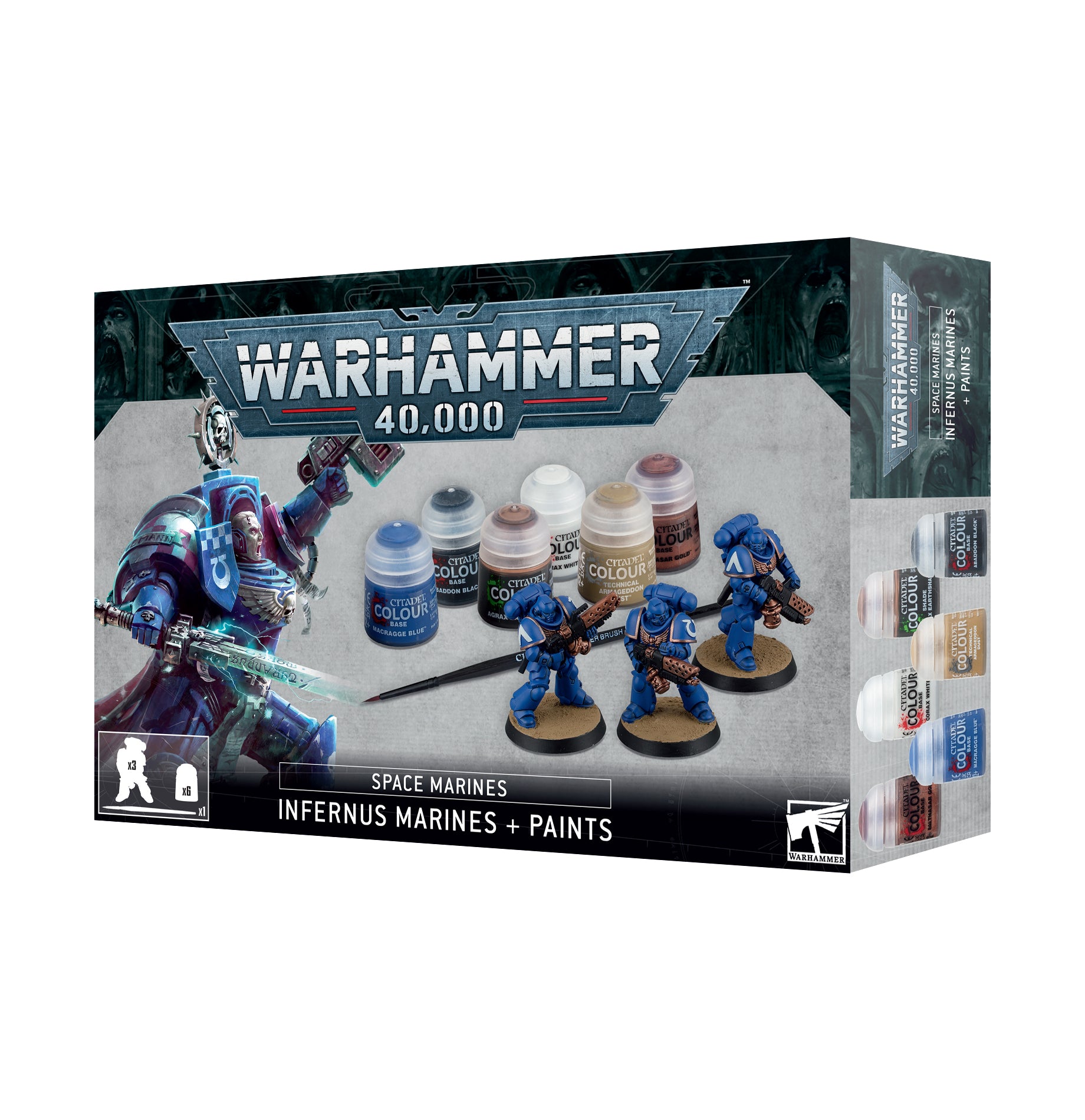 Warhammer 40,000: Paint Set - Space Marines: Infernus Marines