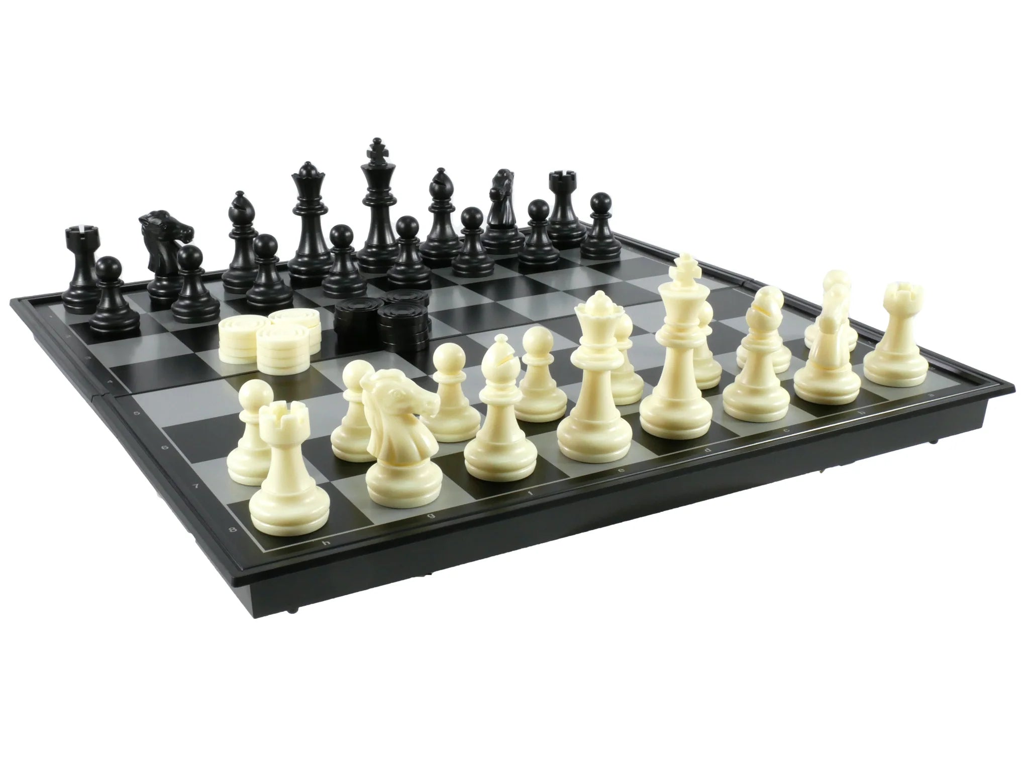 WWI - Combo Set: 12" Magnetic Chess w/ Checkers