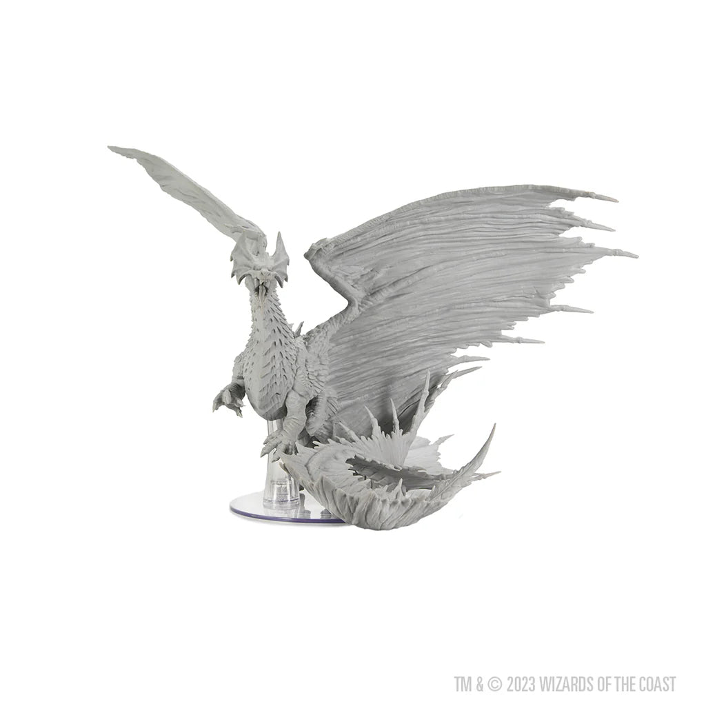 D&D Miniatures - Unpainted Adult Brass Dragon (90604)