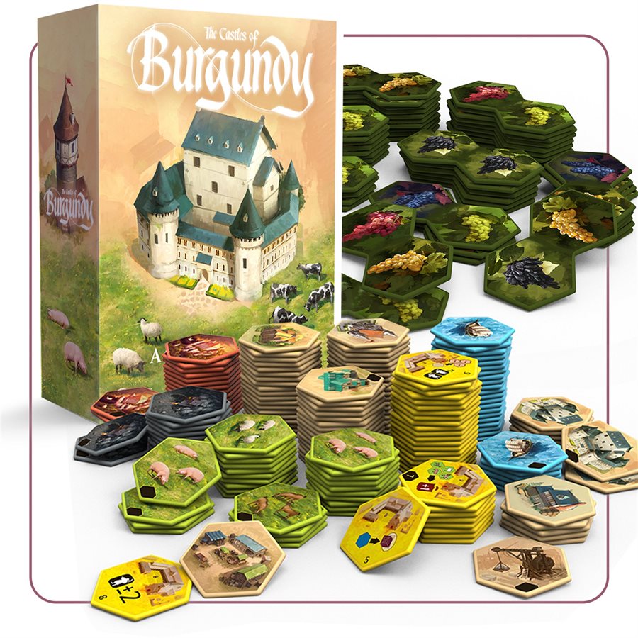 Castles of Burgundy Special Edition - Hex Tiles