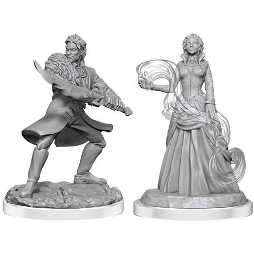 Critical Role Unpainted Miniatures - Vampire and Necromancer (90549)