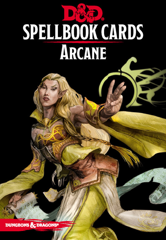 Dungeons and Dragons 5E (2014): - Spellbook Cards: Arcane