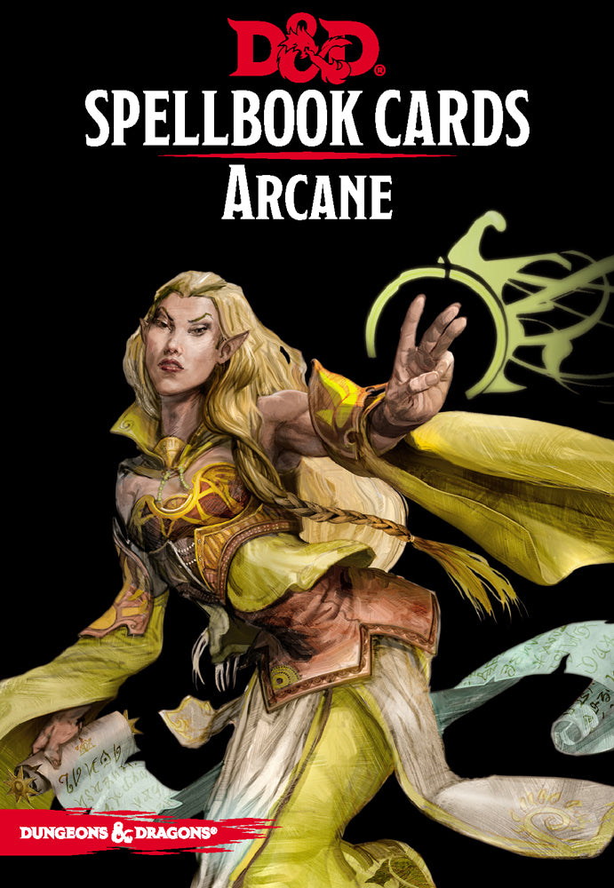 D&D 5E 2014 - Spellbook Cards: Arcane