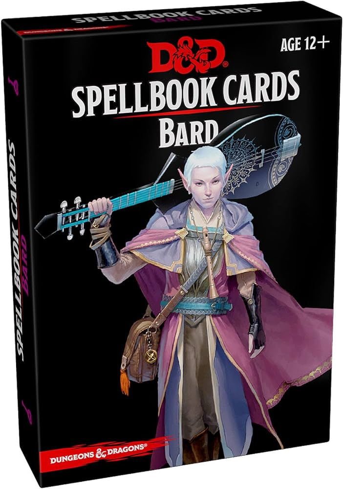 D&D 5E 2014 - Spellbook Cards: Bard