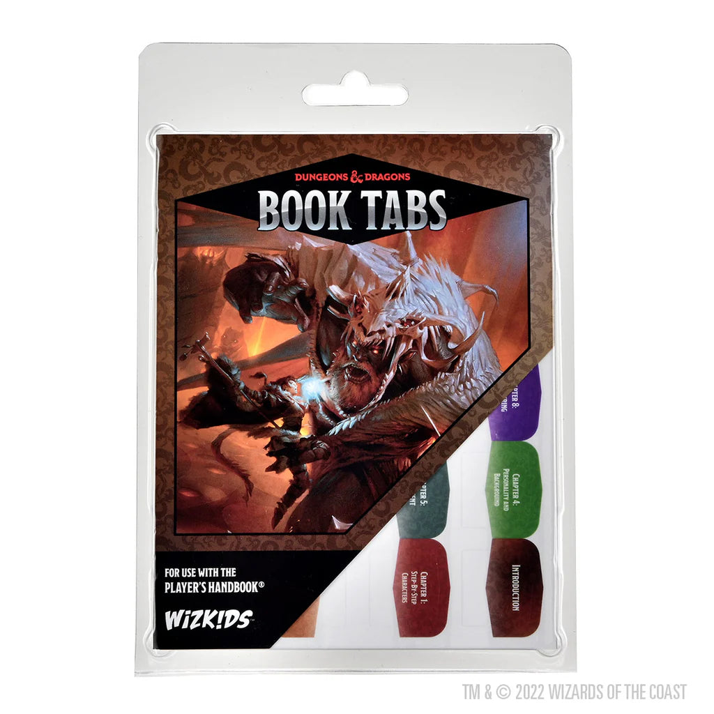 D&D 5E 2014 - Book Tabs - Player's Handbook