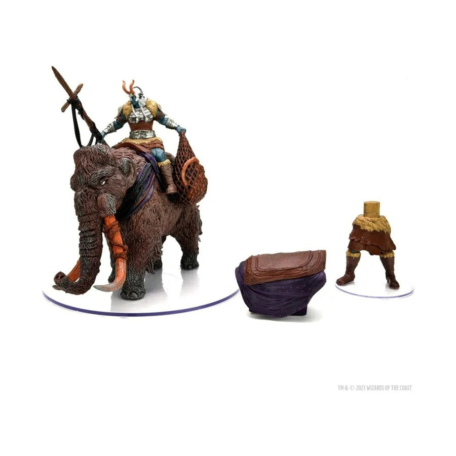 D&D Icons of the Realms - Snowbound Frost Giant on Mammoth (96077)