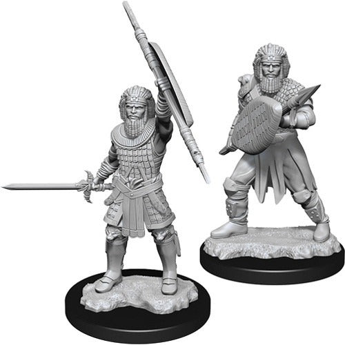 D&D Miniature - Human Fighter Male