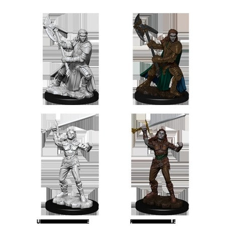 D&D Miniatures - Female Half -Orc Fighter (73542)