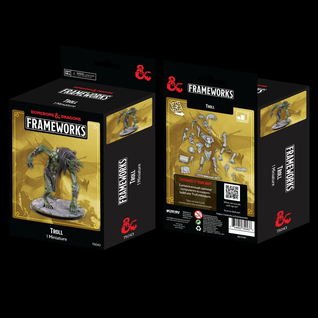 D&D Miniatures - Frameworks: Troll