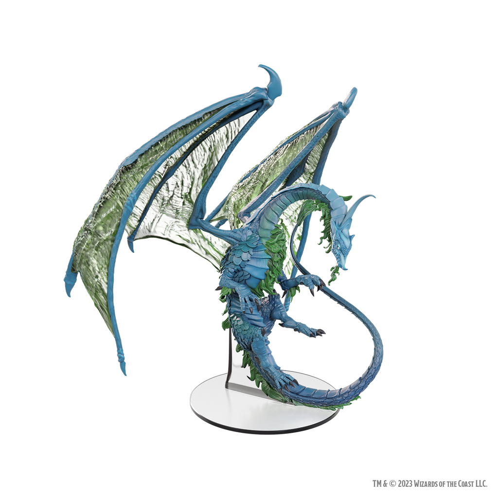 D&D Miniatures Icons of the Realms - Adult Moonstone Dragon