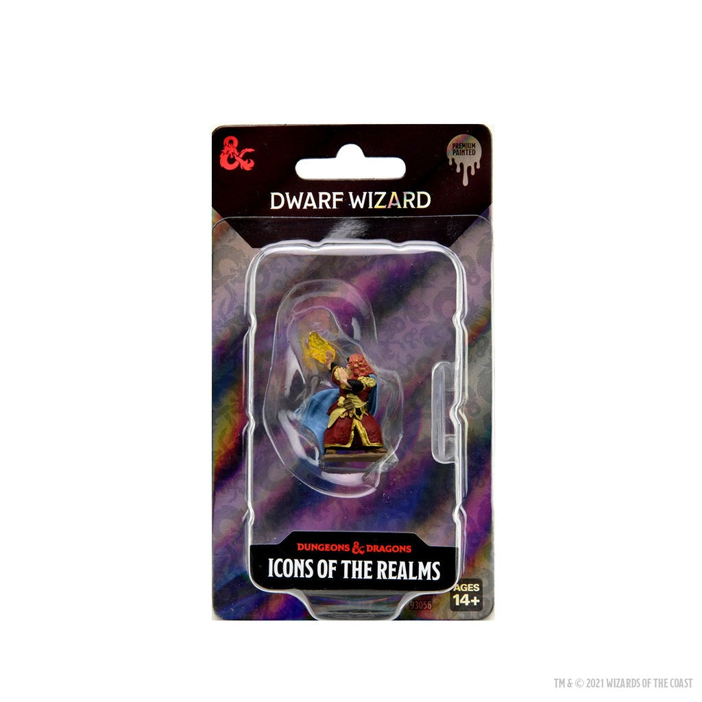 D&D Premium Miniature - Dwarf Wizard (93056)