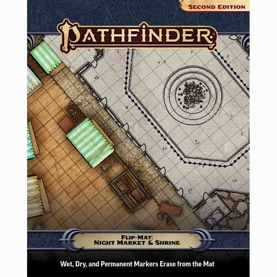 Pathfinder 2E - Flip-Mat: Night Market and Shrine