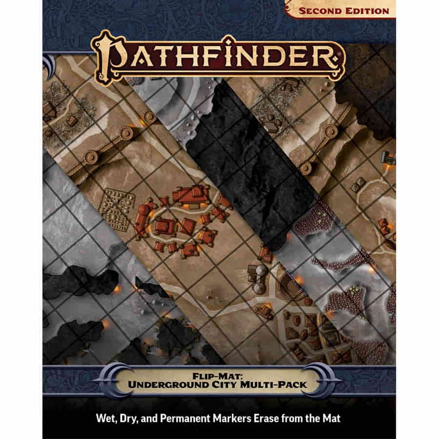 Pathfinder 2E - Flip-Mat: Underground City Multi-Pack