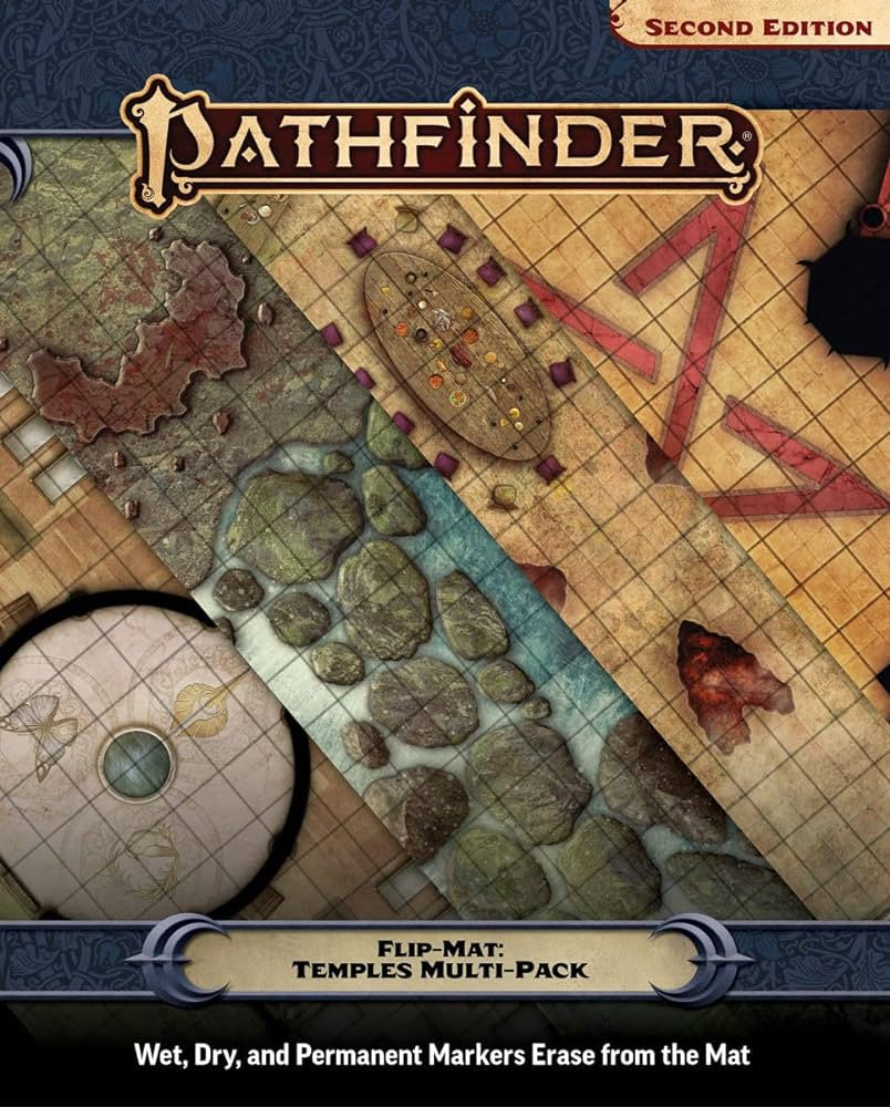 Pathfinder 2E - Flip-Mat: Temples Multi Pack