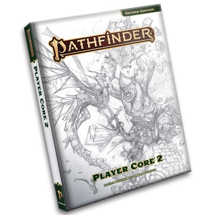 Pathfinder RPG 2E - Player Core 2 (Sketch Cover)