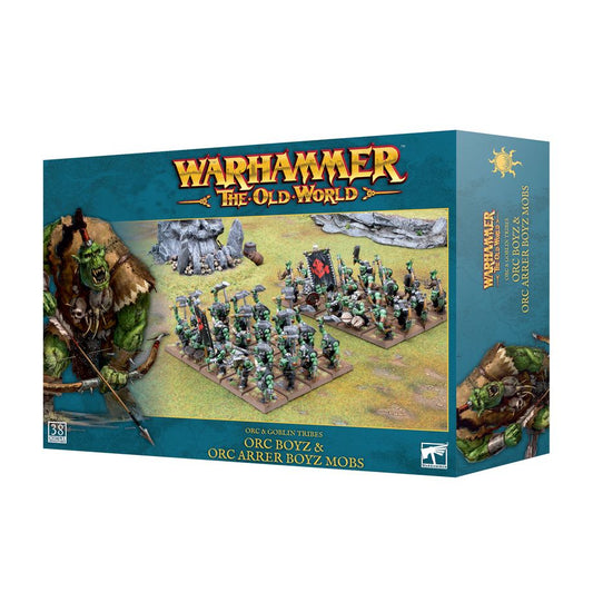 Warhammer - Orc and Goblin Tribes: Orc Boyz and Orc Arrer Boyz Mobs