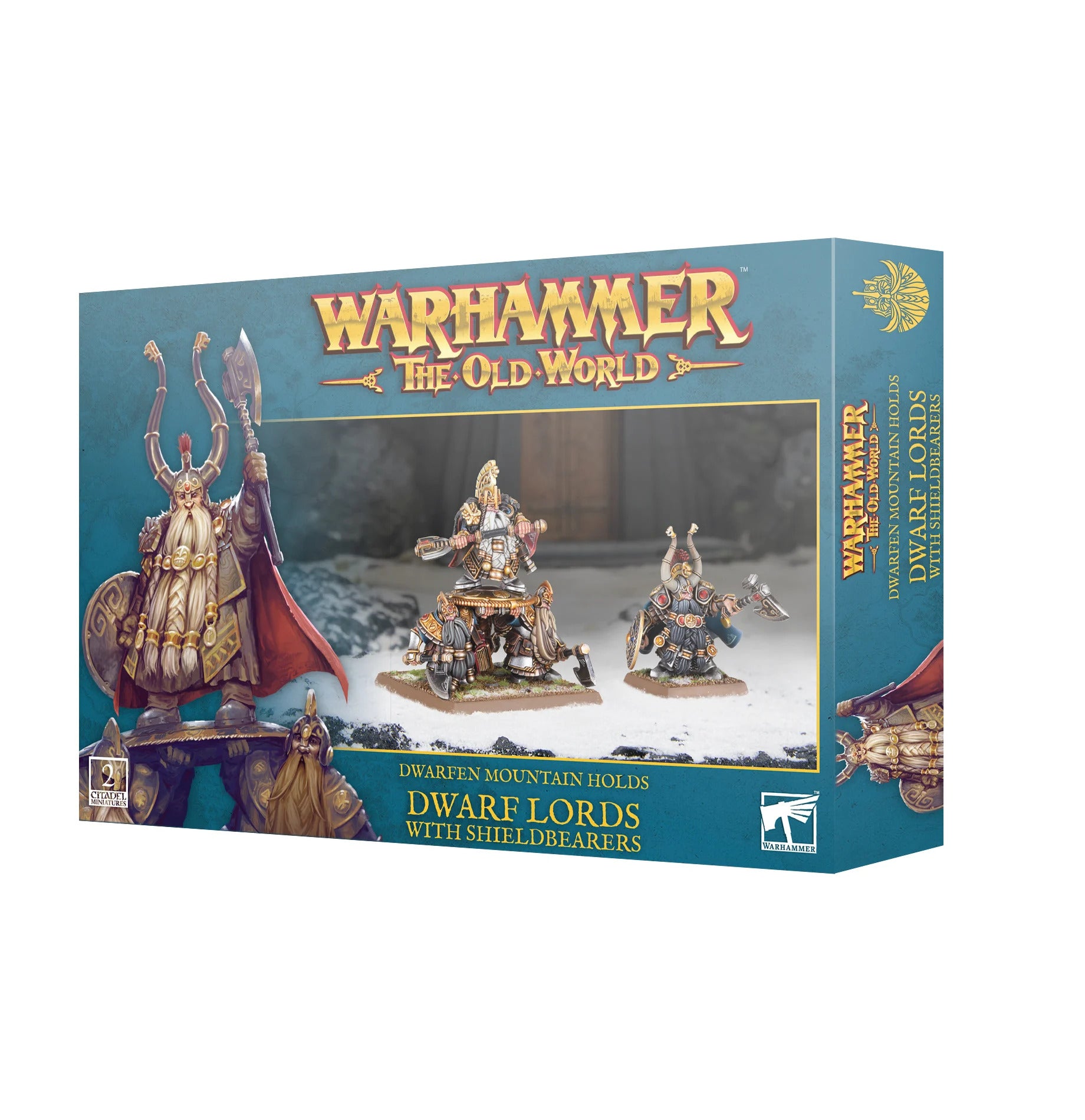 Warhammer: The Old World - Dwarfen Mountain Holds: Dwarf Lords with Shieldbearers