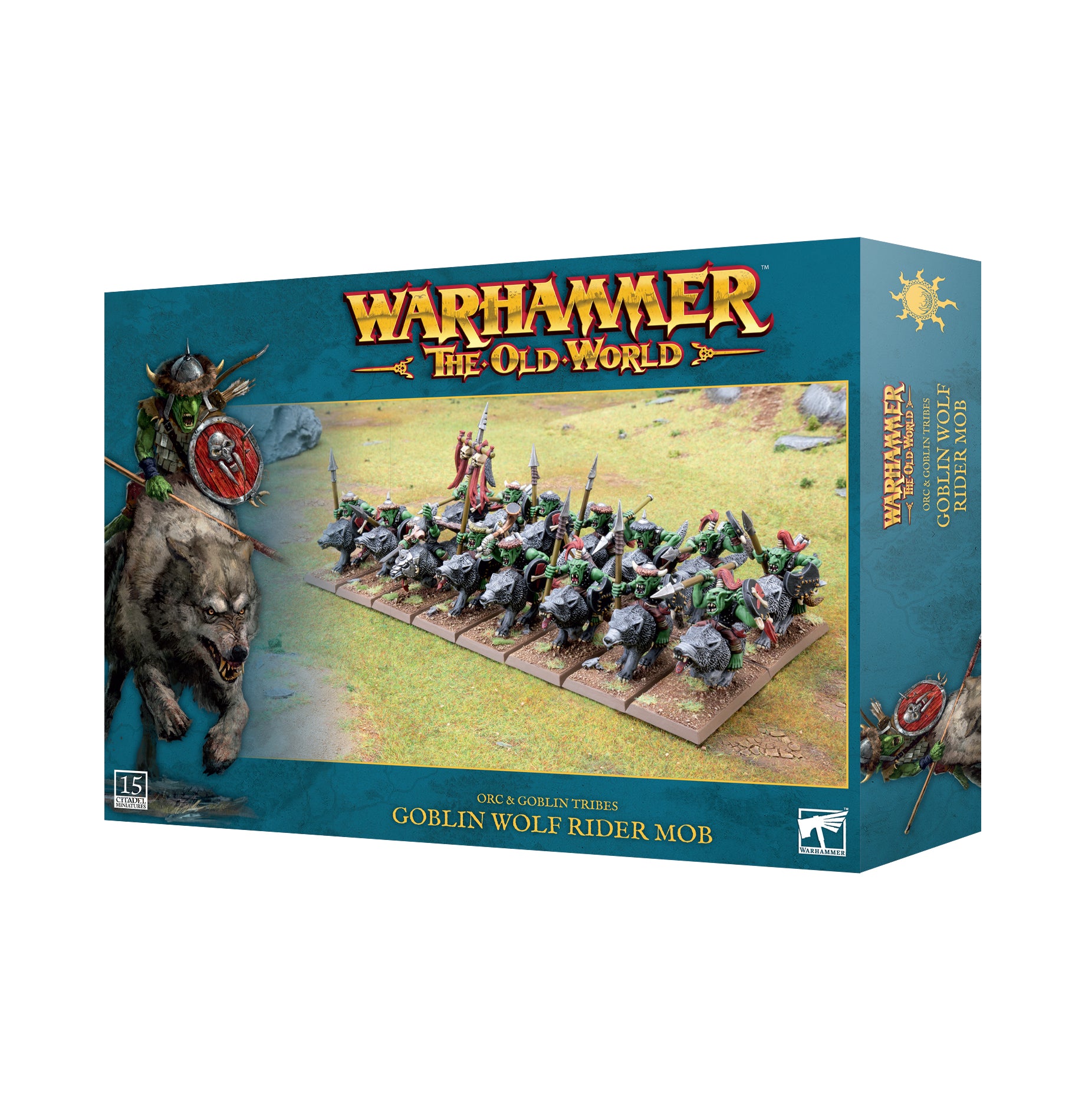 Warhammer: The Old World - Orc and Goblin Tribes: Goblin Wolf Rider Mob