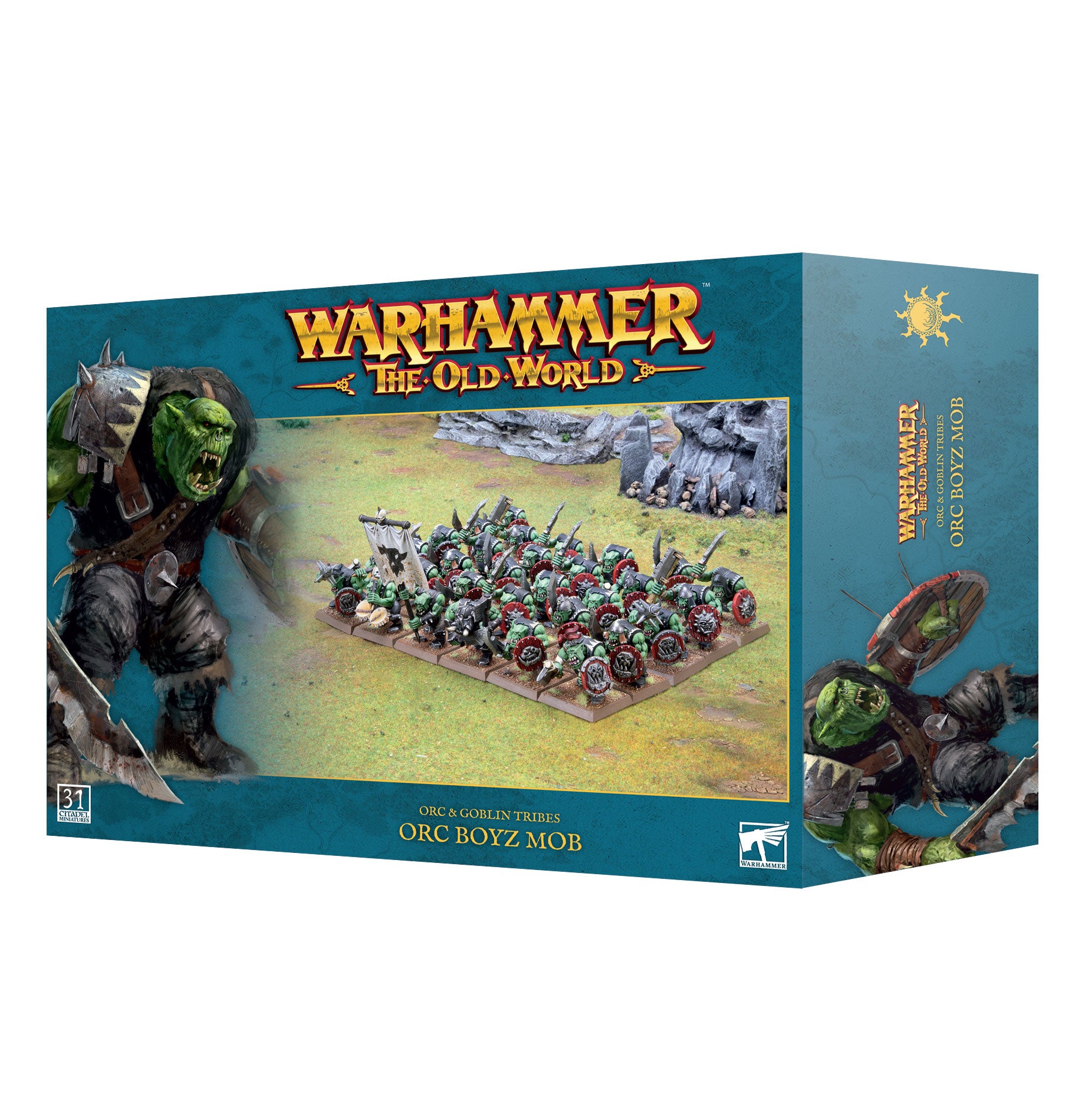 Warhammer: The Old World  - Orc and Goblin Tribes: Orc Boyz Mob